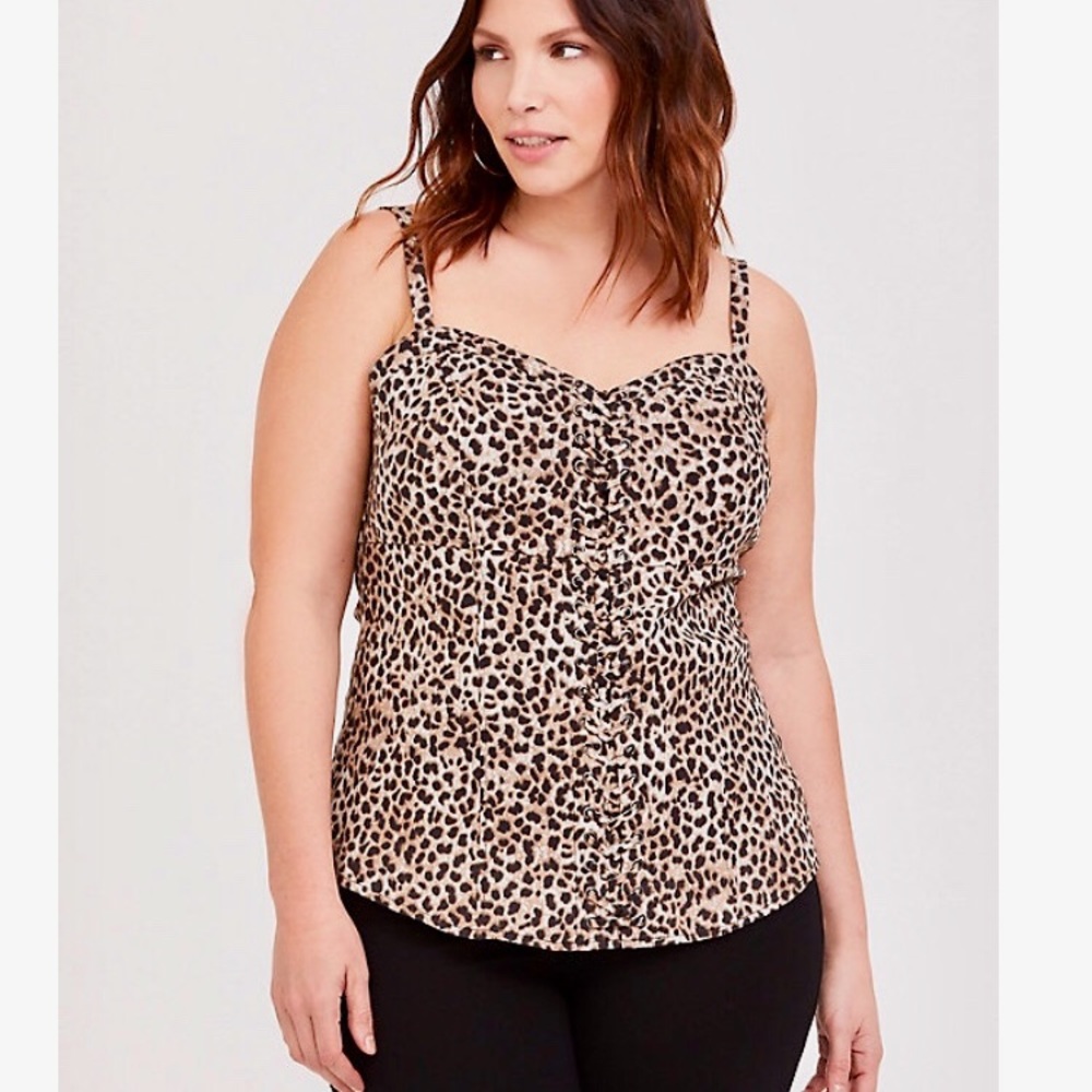 Torrid Leopard Corset Cami
